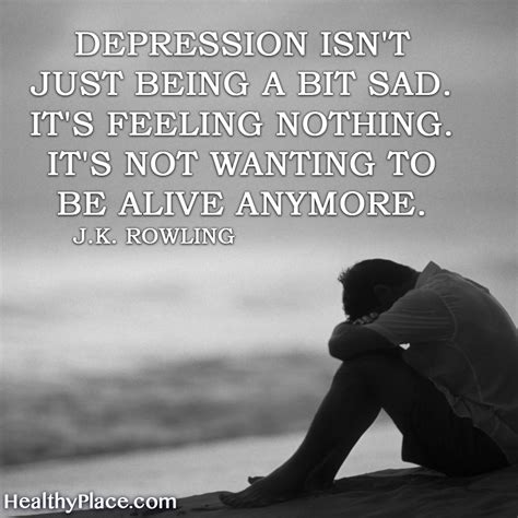 What are 2 lines about depression?