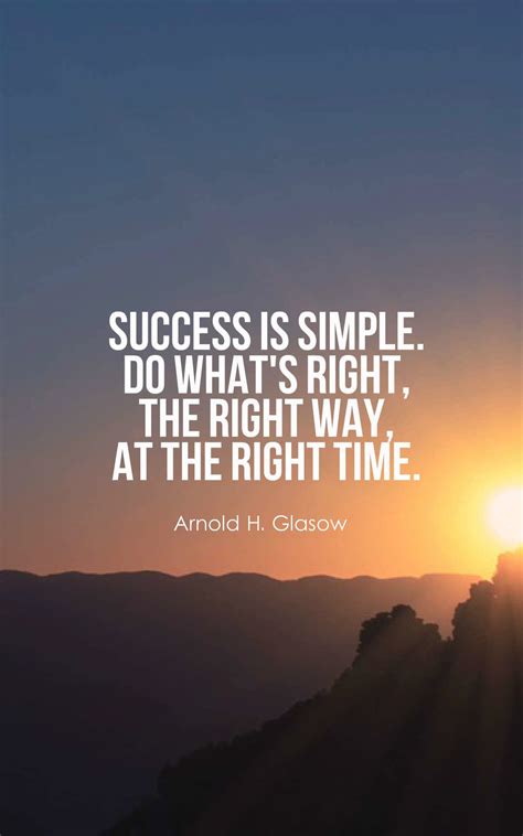 What are 2 lines on success?