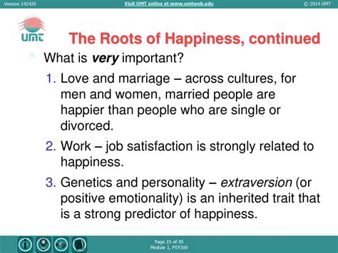 What are 2 strong predictors of happiness?