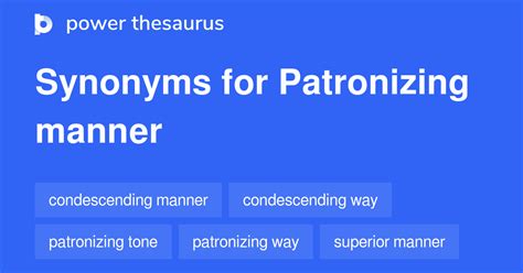What are 2 synonyms for patronize?