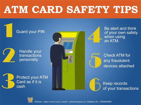 What are 3 ATM security tips?