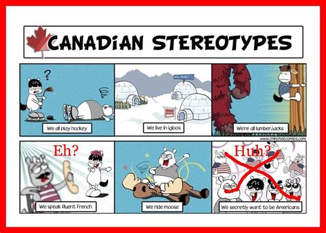 What are 3 Canadian stereotypes?