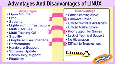 What are 3 advantages of using Linux?