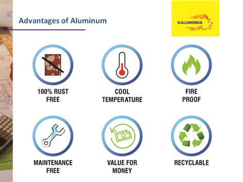 What are 3 benefits of aluminum?