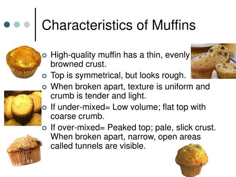 What are 3 characteristics of an overmixed muffin?