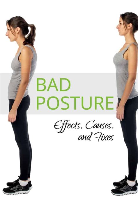 What are 3 consequences of poor posture?
