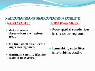 What are 3 disadvantages of satellites?