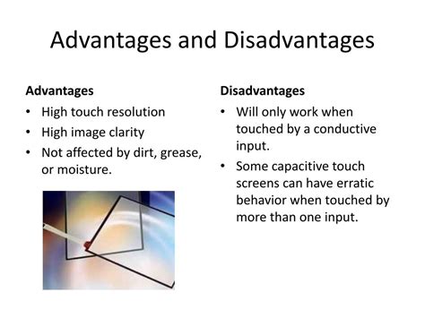What are 3 disadvantages of touch screen?