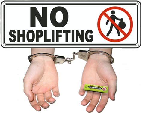 What are 3 facts about shoplifting?