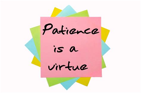 What are 3 qualities of patience?