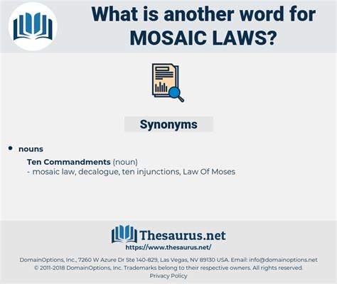 What are 3 synonyms for mosaic?