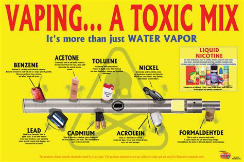What are 4 chemicals in vapes?