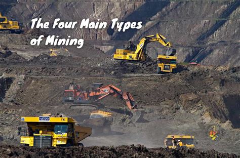 What are 4 types of mining?