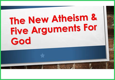 What are 5 arguments for atheism?