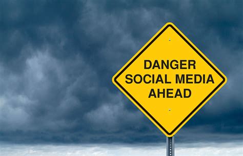 What are 5 dangers of social media?