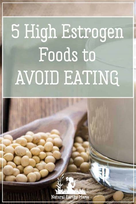 What are 5 estrogen foods to avoid?