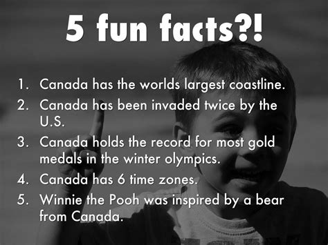 What are 5 facts about Canada?