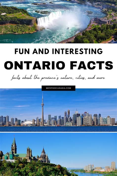 What are 5 facts about Ontario?