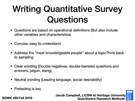What are 5 good research questions quantitative?