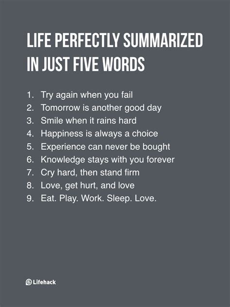 What are 5 inspirational words?