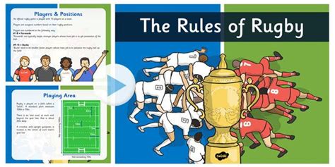 What are 5 key rules for the sport of rugby?