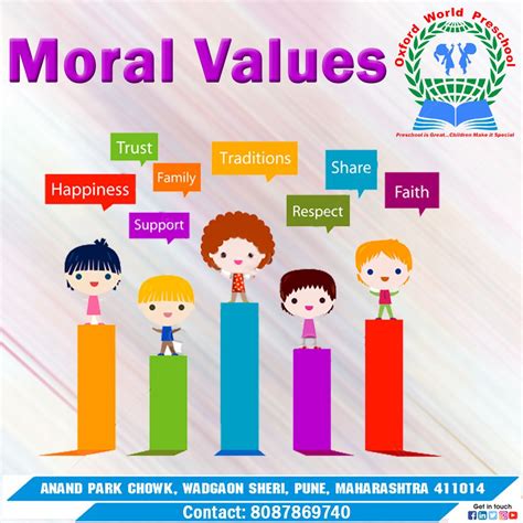 What are 5 moral values?
