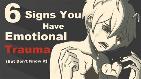 What are 6 signs you have emotional trauma but don t know it?