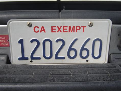 What are CA exempt vehicles?