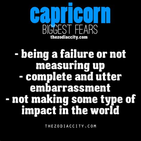What are Capricorns worst fear?