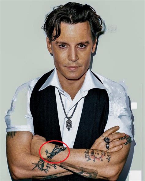 What are Johnny Depp's tattoos?
