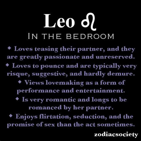 What are Leos like in bed?