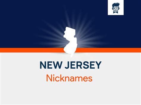 What are New Jersey nicknames?