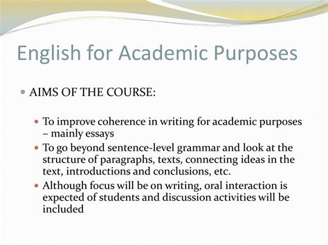 What are academic purposes?