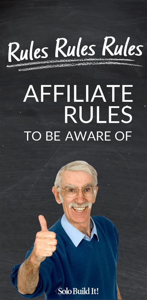 What are affiliate rules?
