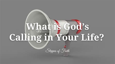 What are callings in life?