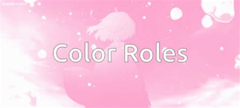 What are color roles?