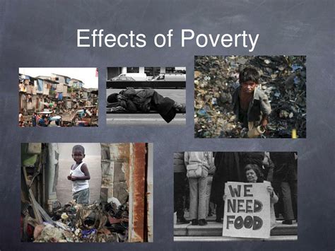 What are consequences of poverty?