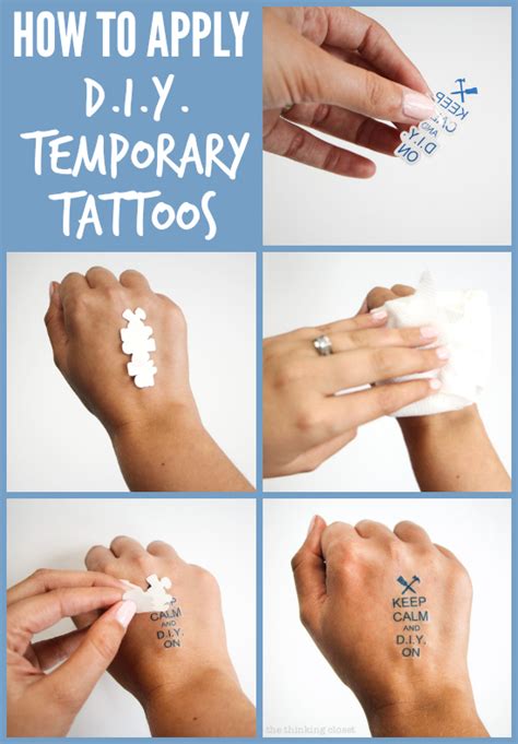 What are creative ways to use temporary tattoos?