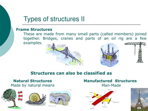 What are different types of structures?