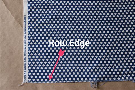 What are edges of fabric called?