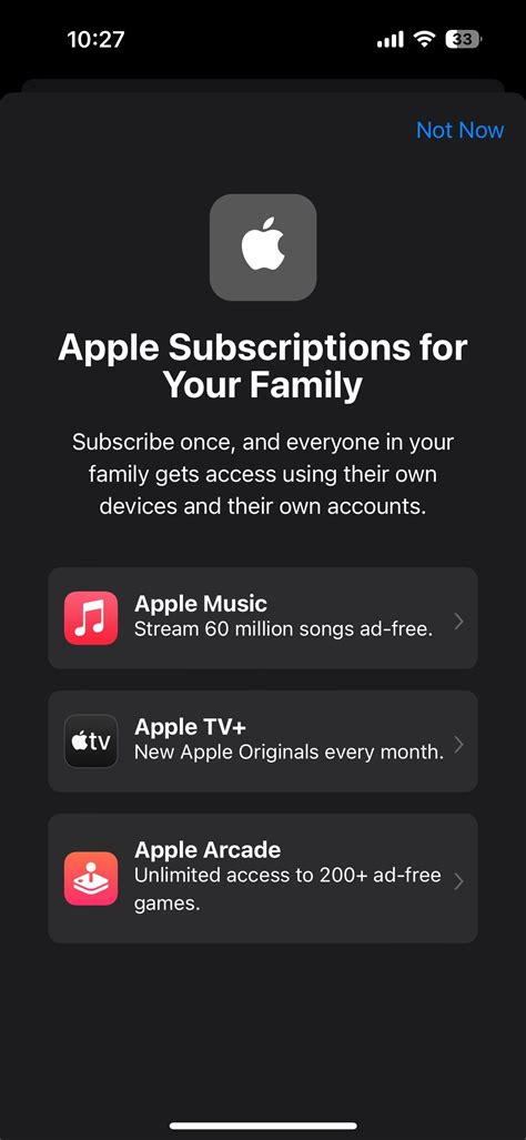 What are eligible Apple Family Sharing subscriptions?