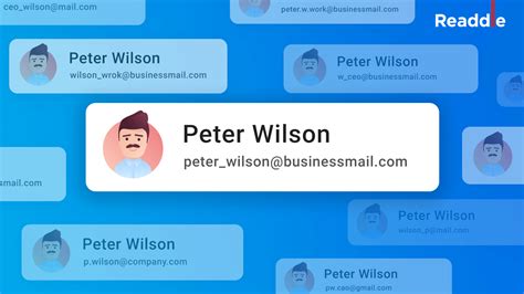 What are examples of professional email addresses?