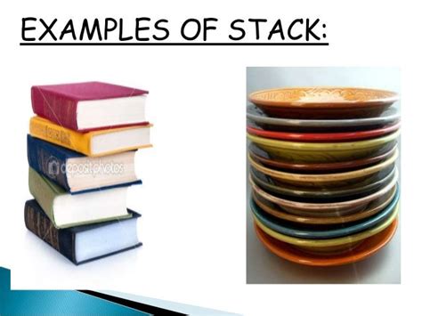 What are examples of stacking?