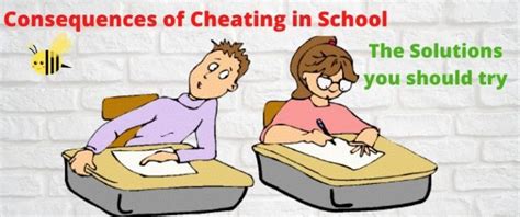 What are examples of students cheating?