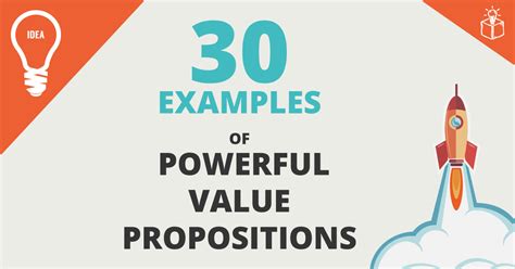 What are examples of value proposition?