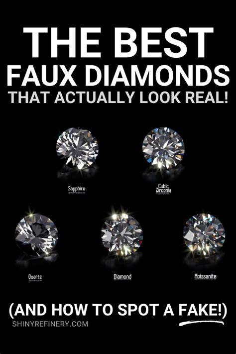 What are fake diamonds called?