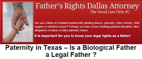 What are fathers rights in Texas?