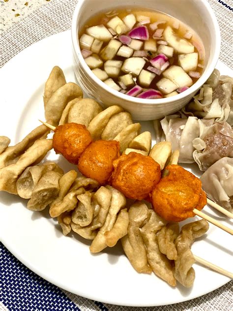 What are fishball and kikiam made of?