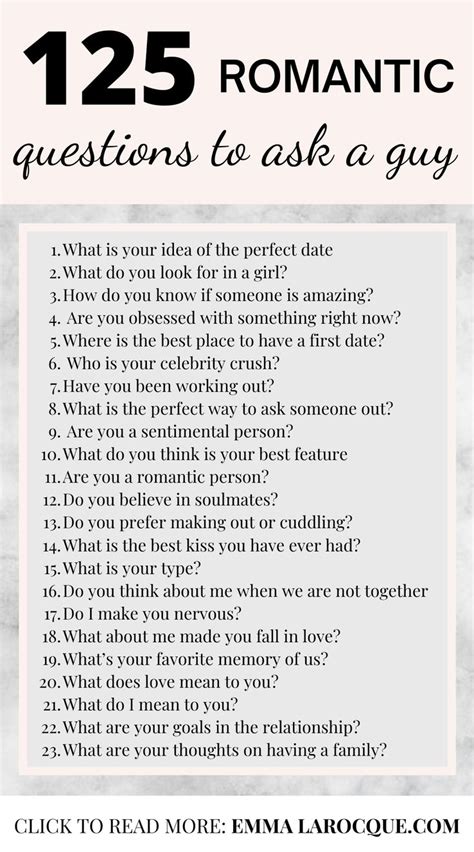 What are flirty questions to ask a guy?
