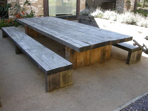 What are garden tables made of?